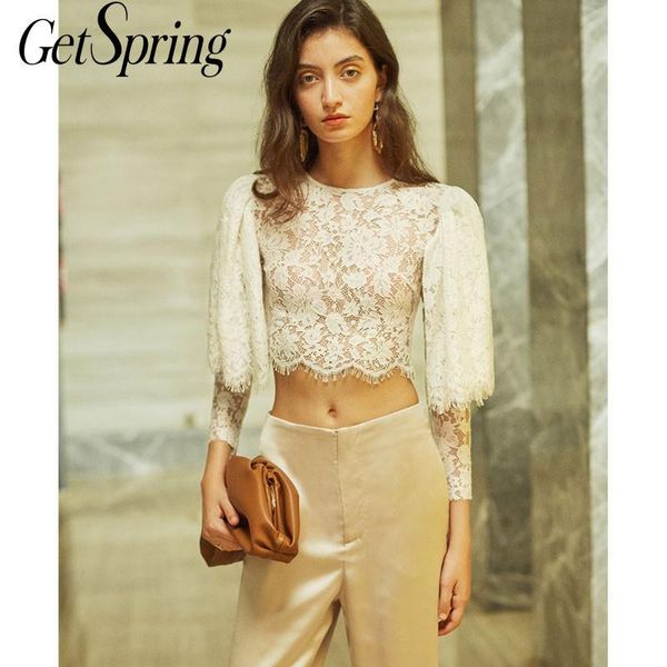 women's blouses & shirts getspring women long sleeve hollowed out shirt retro lace short blouse all match vintage 2021, White
women's blouses & shirts getspring women long sleeve hollowed out shirt retro lace short blouse all match vintage 2021, White