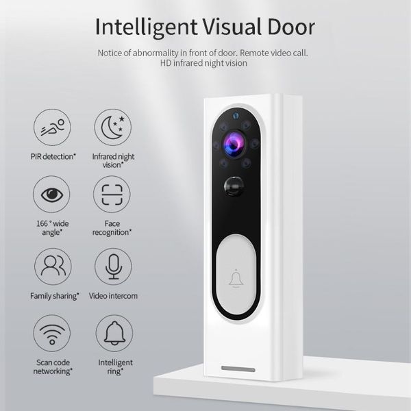 smart doorbell hd camera wifi wireless call intercom night vision for apartments door bell ring phone home security cameras doorbells
smart doorbell hd camera wifi wireless call intercom night vision for apartments door bell ring phone home security cameras doorbells