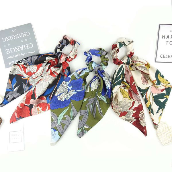 scarf tropical travel style printed silk square towel large intestine circle super immortal sweet cloth ribbon hair ornament, Blue;gray
scarf tropical travel style printed silk square towel large intestine circle super immortal sweet cloth ribbon hair ornament, Blue;gray