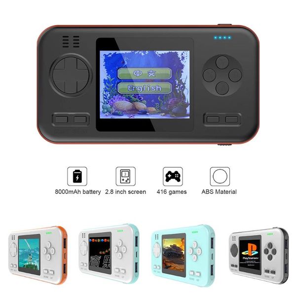 portable game players alloyseed mini handheld console 2.8" lcd color video gaming player machine with 8000mah battery built-in 416 clas
portable game players alloyseed mini handheld console 2.8" lcd color video gaming player machine with 8000mah battery built-in 416 clas