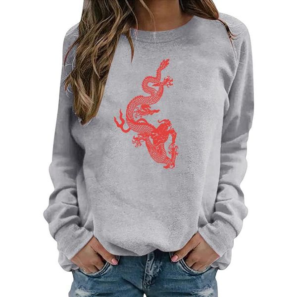 women's hoodies & sweatshirts red dragon print sweatshirt long sleeve oversized solid round neck printed pullover y2k clothes femme ro, Black
women's hoodies & sweatshirts red dragon print sweatshirt long sleeve oversized solid round neck printed pullover y2k clothes femme ro, Black