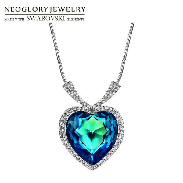pendant necklaces neoglory crystal & zircon long charm necklace classic love heart design lady embellished with crystals from, Silver
pendant necklaces neoglory crystal & zircon long charm necklace classic love heart design lady embellished with crystals from, Silver