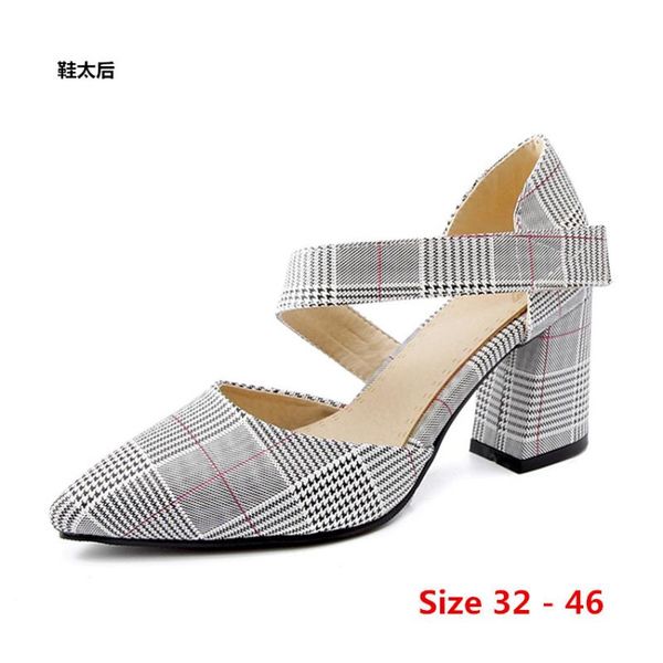 dress shoes d'orsay high heels women scarpin sandals ladies heel woman pumps ankle strap small big size 32 - 46, Black
dress shoes d'orsay high heels women scarpin sandals ladies heel woman pumps ankle strap small big size 32 - 46, Black