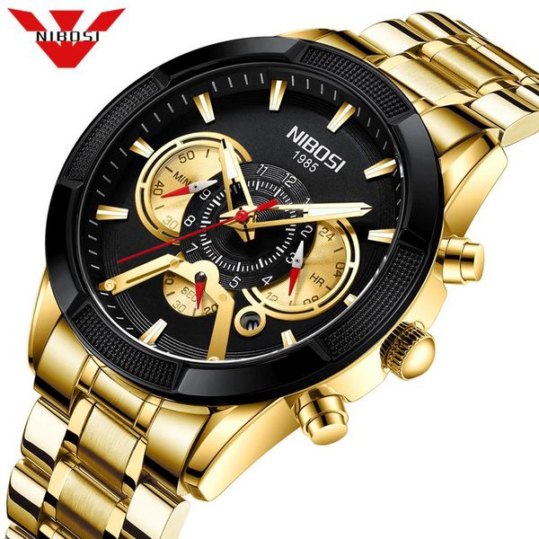 wristwatches nibosi 2021 mens watches gold wristwatch quartz watch men waterproof sport chronograph relogio masculino, Slivery;brown
wristwatches nibosi 2021 mens watches gold wristwatch quartz watch men waterproof sport chronograph relogio masculino, Slivery;brown