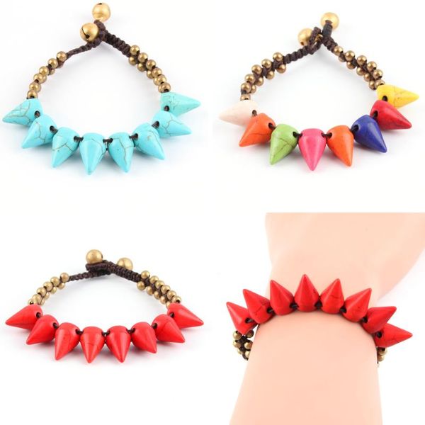 link, chain 1pair vintage ethnic stone handmade multi color jewelry beads wrap adjustable bracelets rope pulseira e2416/e2417/e2429, Black
link, chain 1pair vintage ethnic stone handmade multi color jewelry beads wrap adjustable bracelets rope pulseira e2416/e2417/e2429, Black