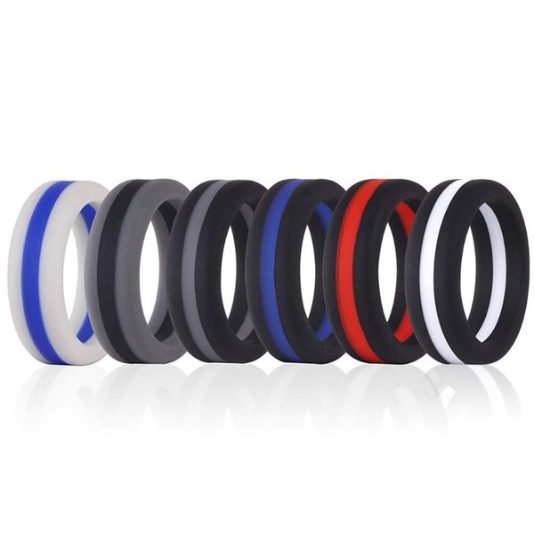 wedding rings silicone for women, 2 packs three layers pattern bands, rubber 8mm width, 2.5mm thick, Slivery;golden
wedding rings silicone for women, 2 packs three layers pattern bands, rubber 8mm width, 2.5mm thick, Slivery;golden