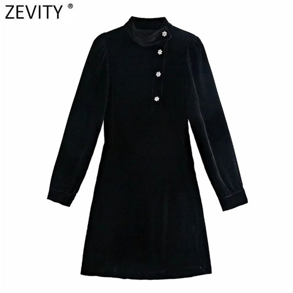 women stand collar diamond buttons decoration casual slim black velvet dress female chic party a line vestido ds5051 210420, Black;gray
women stand collar diamond buttons decoration casual slim black velvet dress female chic party a line vestido ds5051 210420, Black;gray