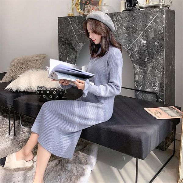 women's sweaters 2021 female sweater autumn and winter long solid color long-sleeved knee knit lotus leaf sleeve thick warm slim, White;black
women's sweaters 2021 female sweater autumn and winter long solid color long-sleeved knee knit lotus leaf sleeve thick warm slim, White;black