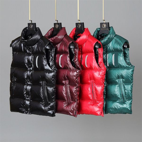 designer fashionable down vest men's and women's thick outerwear essential s-2xl size@11121, Black;white
designer fashionable down vest men's and women's thick outerwear essential s-2xl size@11121, Black;white