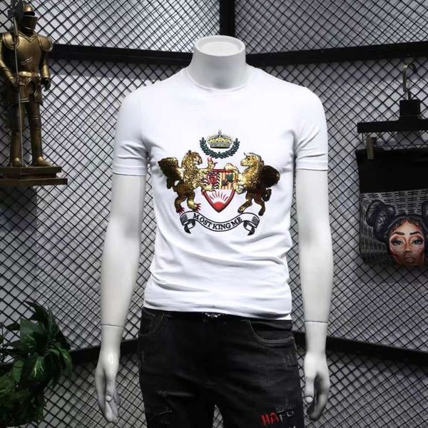 short polo 2021 shirts summer n ew trend sequin embroidery slim fitting heavy industry half sve t-shirt men's cloth, White;black
short polo 2021 shirts summer n ew trend sequin embroidery slim fitting heavy industry half sve t-shirt men's cloth, White;black
