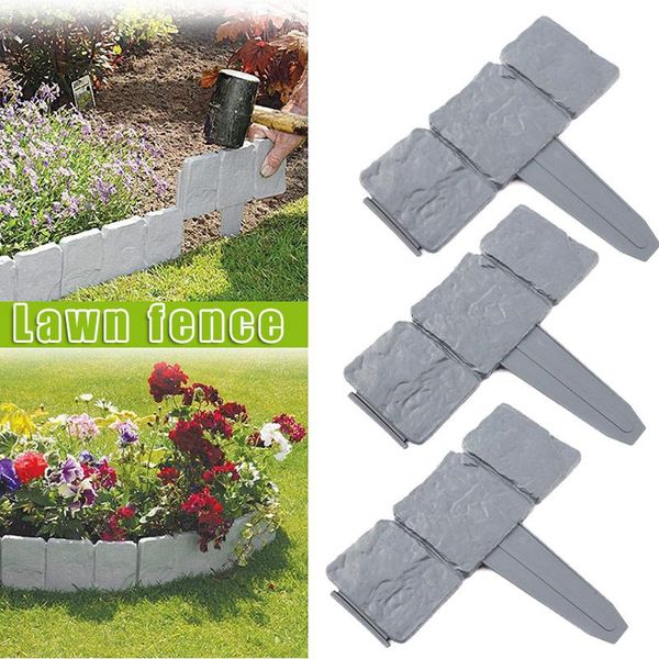 fencing, trellis & gates plastic t-shape lawn boarder fence cobbled stone effect hammer-in garden edging c1
fencing, trellis & gates plastic t-shape lawn boarder fence cobbled stone effect hammer-in garden edging c1