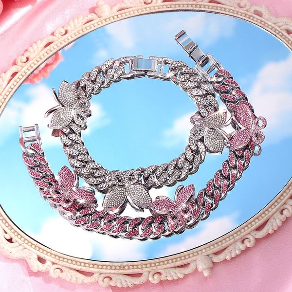 bynou 12mm iced out cuban link chain anklets for women crystal butterfly accessories anklet 2021 summer fashion foot jewelry a, Red;blue
bynou 12mm iced out cuban link chain anklets for women crystal butterfly accessories anklet 2021 summer fashion foot jewelry a, Red;blue