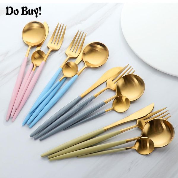 dinnerware sets gold silver western flatware 4pcs/set stainless steel cutlery set frost dinner fork knife spoon el home tableware
dinnerware sets gold silver western flatware 4pcs/set stainless steel cutlery set frost dinner fork knife spoon el home tableware