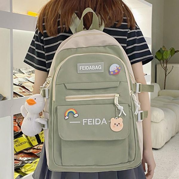backpack est women patchwork shoulders back pack schoolbag men book travel causal embroidery waterproof nylon bagpack bag
backpack est women patchwork shoulders back pack schoolbag men book travel causal embroidery waterproof nylon bagpack bag
