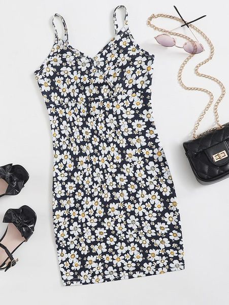 girls surplice neck floral dress she, Red;yellow
girls surplice neck floral dress she, Red;yellow