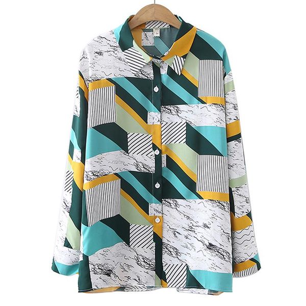 women's blouses & shirts fashion women print blouse shirt spring autumn casual long sleeve turn-down collar ladies buttons, White
women's blouses & shirts fashion women print blouse shirt spring autumn casual long sleeve turn-down collar ladies buttons, White