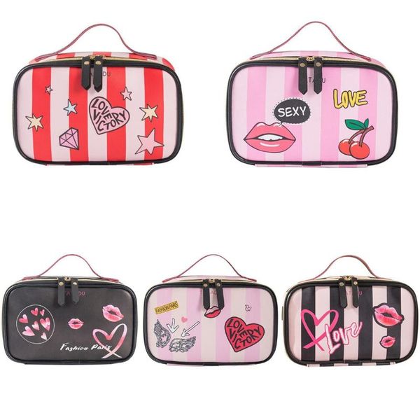 cosmetic bags & cases pu love heart lip pattern women bag multifunction toiletry storage organize waterproof female travel makeup case
cosmetic bags & cases pu love heart lip pattern women bag multifunction toiletry storage organize waterproof female travel makeup case