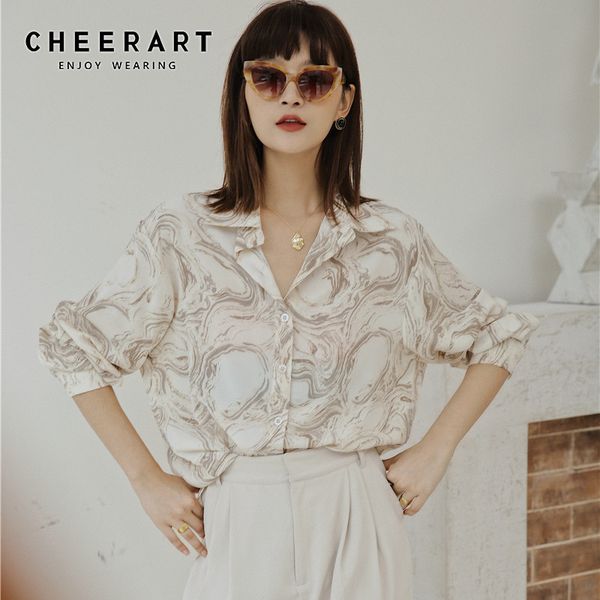 chiffon tie dye long sleeve blouse women loose button up collar shirt japanese clothes fall clothing 210427, White
chiffon tie dye long sleeve blouse women loose button up collar shirt japanese clothes fall clothing 210427, White
