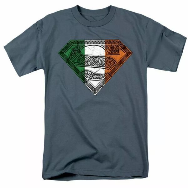 Superman Irish Celtic Symbol T Shirt Mens Licensed Classic DC Comics Tee Slate, White;black
Superman Irish Celtic Symbol T Shirt Mens Licensed Classic DC Comics Tee Slate, White;black