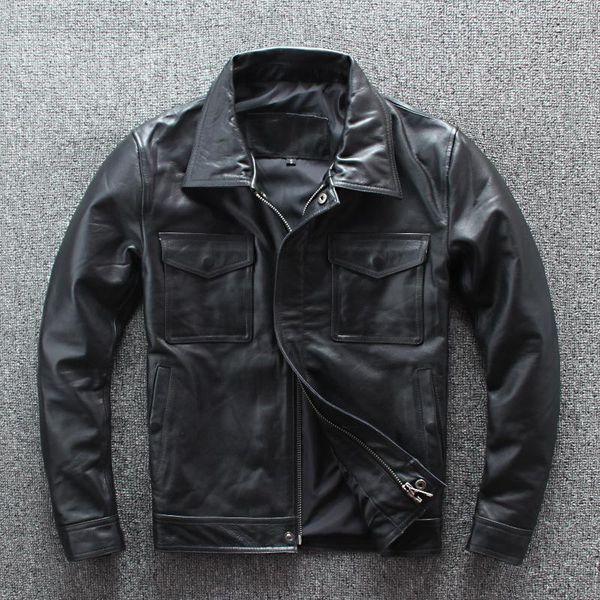 men's jackets mens motorcycle lapel slim multiple pockets black genuine leather biker jacket men casual cowhide real zipper coat, Black;brown
men's jackets mens motorcycle lapel slim multiple pockets black genuine leather biker jacket men casual cowhide real zipper coat, Black;brown