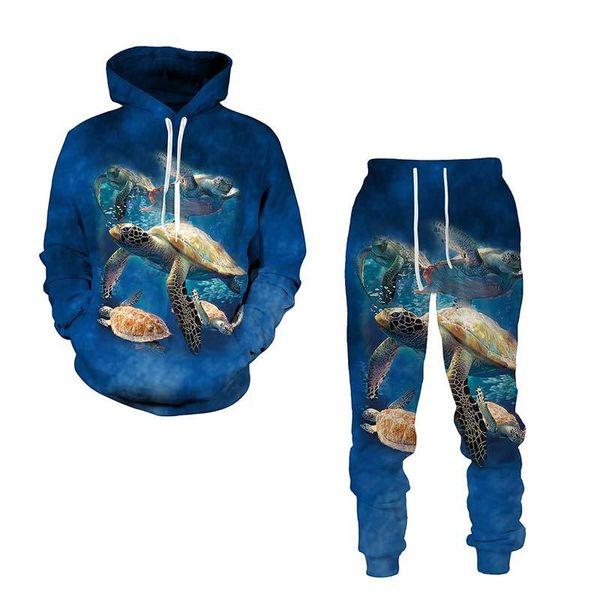 men's tracksuits simple personality 3d animal print sweater and trousers two-piece suit, Gray
men's tracksuits simple personality 3d animal print sweater and trousers two-piece suit, Gray