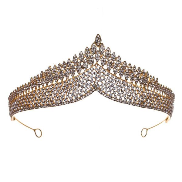 hair clips & barrettes bridal crown headwear luxury rhinestones inlaid headband for female wedding birthday accessories, Golden;silver
hair clips & barrettes bridal crown headwear luxury rhinestones inlaid headband for female wedding birthday accessories, Golden;silver