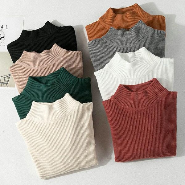 women's sweaters autumn winter turtleneck long sleeve sweater knitted slim women casual pullovers pull femme 2021, White;black
women's sweaters autumn winter turtleneck long sleeve sweater knitted slim women casual pullovers pull femme 2021, White;black