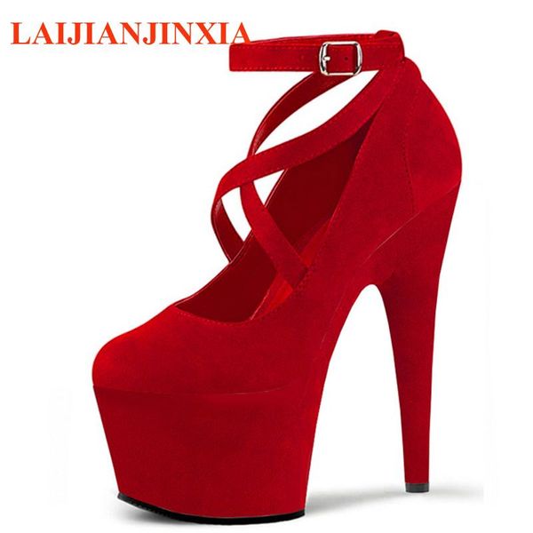 dress shoes big size 35-46 summer round toe pumps 17cm thin high heels platform ankle straps woman dance wedding, Black
dress shoes big size 35-46 summer round toe pumps 17cm thin high heels platform ankle straps woman dance wedding, Black