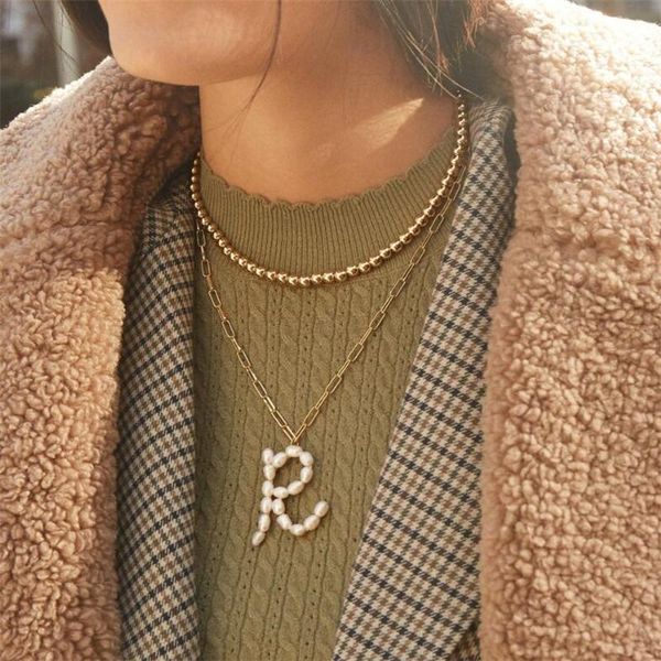 pendant necklaces 2021 fashion fresh water pearl initial curb thick chain link necklace for women, Silver
pendant necklaces 2021 fashion fresh water pearl initial curb thick chain link necklace for women, Silver