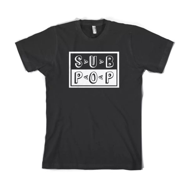 sub pop logo t-shirt bob's burgers logo brand new professionally made + printed, White;black
sub pop logo t-shirt bob's burgers logo brand new professionally made + printed, White;black