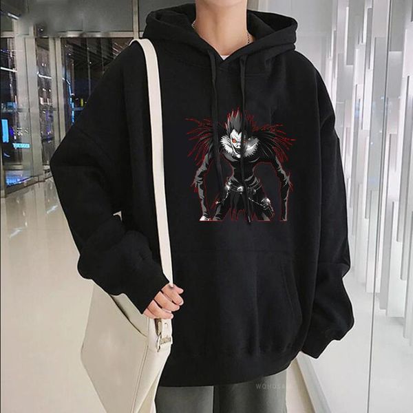 women's hoodies & sweatshirts japan anime death note ryuk manga hoodie women harajuku cartoon horrible grim reaper street oversized mal, Black
women's hoodies & sweatshirts japan anime death note ryuk manga hoodie women harajuku cartoon horrible grim reaper street oversized mal, Black