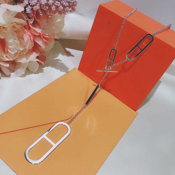 h-shaped necklace set, 925 sterling silver jewelry, luxury sweater chain, french brand, fashion style, women's
h-shaped necklace set, 925 sterling silver jewelry, luxury sweater chain, french brand, fashion style, women's