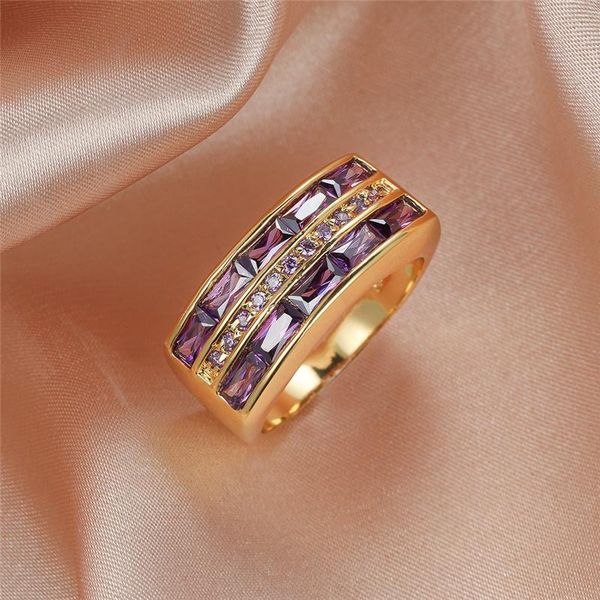 cute male purple crystal stone ring 18kt yellow gold color big wedding rings for men luxury square zircon engagement, Slivery;golden
cute male purple crystal stone ring 18kt yellow gold color big wedding rings for men luxury square zircon engagement, Slivery;golden
