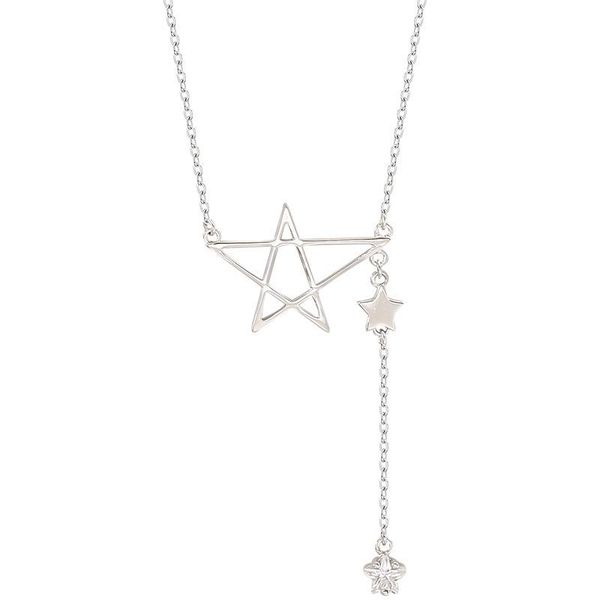 chokers silver hollow star tassel chain necklaces for women simple choker fashion clavicle link student party girls jewelry accessories, Golden;silver
chokers silver hollow star tassel chain necklaces for women simple choker fashion clavicle link student party girls jewelry accessories, Golden;silver