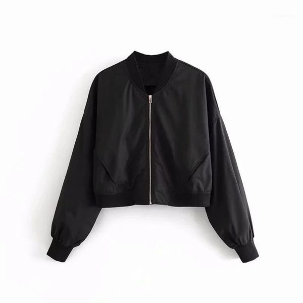 women's jackets women jacket windbreaker crop zipper black casual long sleeves coats streetwear outwear short clothes, Black;brown
women's jackets women jacket windbreaker crop zipper black casual long sleeves coats streetwear outwear short clothes, Black;brown