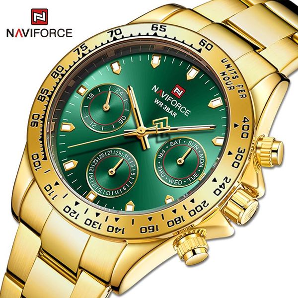 wristwatches naviforce 2021 fashion gold watch for men and women waterproof clock business casual stainless steel wristwatch, Slivery;brown
wristwatches naviforce 2021 fashion gold watch for men and women waterproof clock business casual stainless steel wristwatch, Slivery;brown