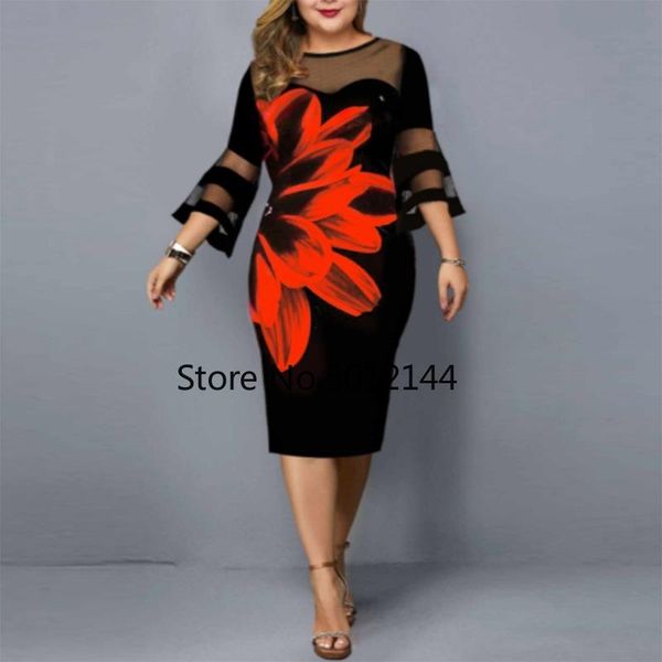 ethnic clothing plus size summer women's dress 2021 elegant mesh bodycon floral print party club night outfits black dresses 5xl 6xl, Red
ethnic clothing plus size summer women's dress 2021 elegant mesh bodycon floral print party club night outfits black dresses 5xl 6xl, Red