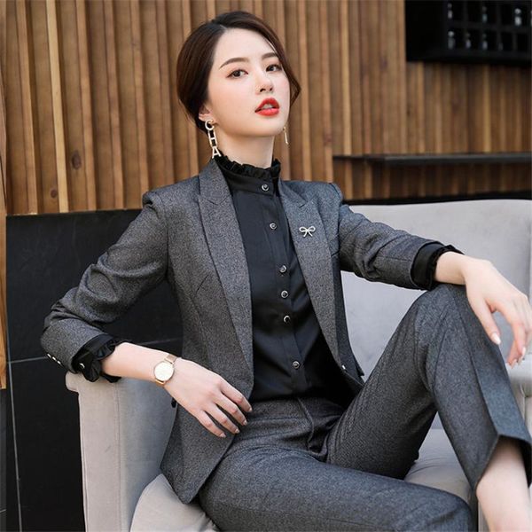 women's two piece pants women suit business blazer & pant office lady long sleeve jacket suits elegant femme 2 pieces set interview, White
women's two piece pants women suit business blazer & pant office lady long sleeve jacket suits elegant femme 2 pieces set interview, White