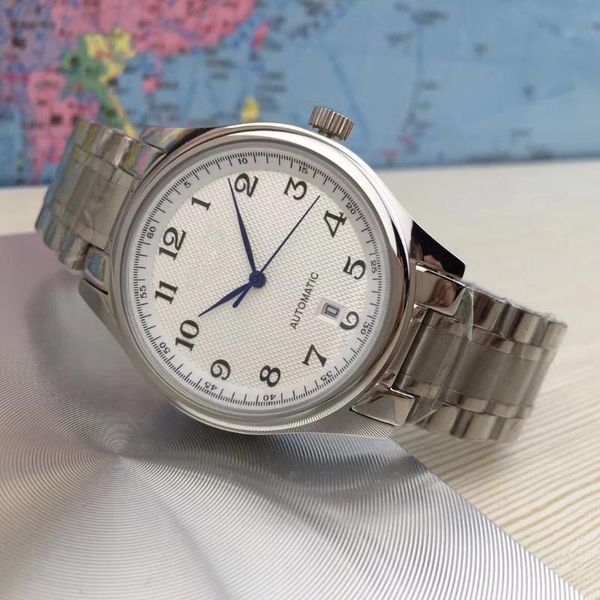 wristwatches classic men watch stainless steel automatic mechanical sapphire transparent glass back silver black leather strap, Slivery;brown
wristwatches classic men watch stainless steel automatic mechanical sapphire transparent glass back silver black leather strap, Slivery;brown