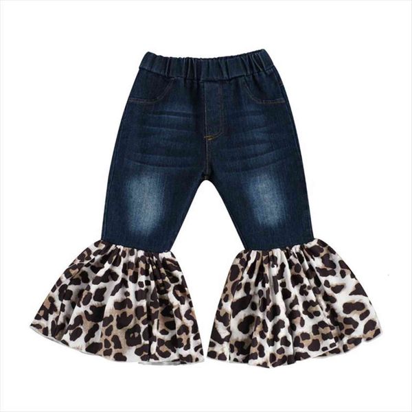 fashion toddler kids girls leopard patchwork jeans pants outfits 2 7y elastic high waist ripped flare trousers, Blue
fashion toddler kids girls leopard patchwork jeans pants outfits 2 7y elastic high waist ripped flare trousers, Blue