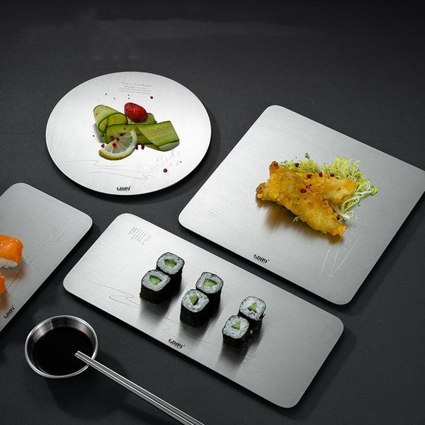 dishes & plates 304 stainless steel round square special for sushi dessert fruit cake bread side tableware serving tray dish
dishes & plates 304 stainless steel round square special for sushi dessert fruit cake bread side tableware serving tray dish