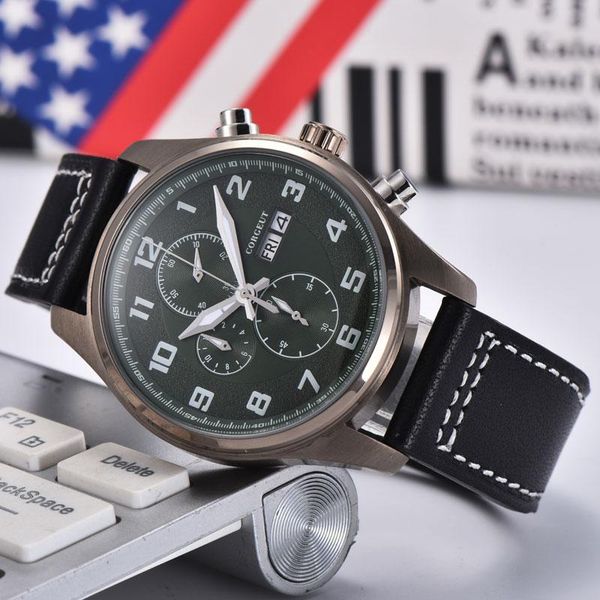 wristwatches mens multifunction quartz watch 41mm luminous hands black or coffee pvd case calendar date waterproof men, Slivery;brown
wristwatches mens multifunction quartz watch 41mm luminous hands black or coffee pvd case calendar date waterproof men, Slivery;brown