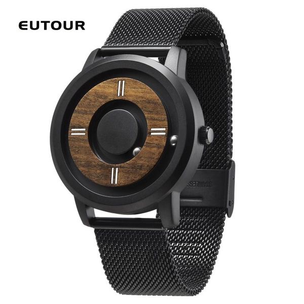 wooden quartz watch magnetic steel ball show no table mirror concept subverting traditional design mens e020 wristwatches, Slivery;brown
wooden quartz watch magnetic steel ball show no table mirror concept subverting traditional design mens e020 wristwatches, Slivery;brown