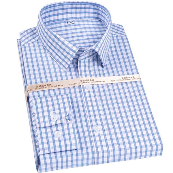 luxury quatity non-iron striped dress shirt men's pockless casual long sleeve checkered plaid cotton shirts easy care, White;black
luxury quatity non-iron striped dress shirt men's pockless casual long sleeve checkered plaid cotton shirts easy care, White;black