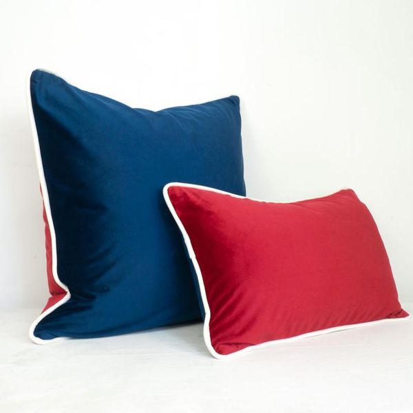 cushion/decorative pillow 3 colors velvet cushion cover dark blue red with white piping throw case soft no balling-up without stuffing
cushion/decorative pillow 3 colors velvet cushion cover dark blue red with white piping throw case soft no balling-up without stuffing