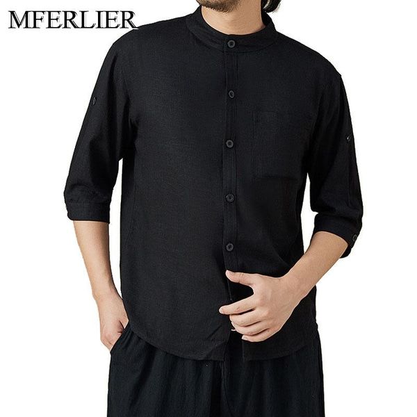 men's casual shirts autumn summer men 5xl 6xl 7xl bust 147cm cotton linen plus size shirt, White;black
men's casual shirts autumn summer men 5xl 6xl 7xl bust 147cm cotton linen plus size shirt, White;black