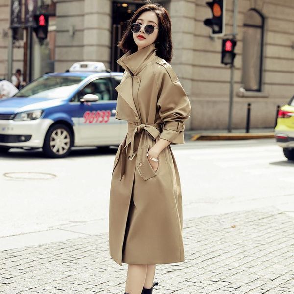 women's trench coats winter women coat for fashion windbreaker clothes luxury autumn khaki jacket korean style temperament, Tan;black
women's trench coats winter women coat for fashion windbreaker clothes luxury autumn khaki jacket korean style temperament, Tan;black