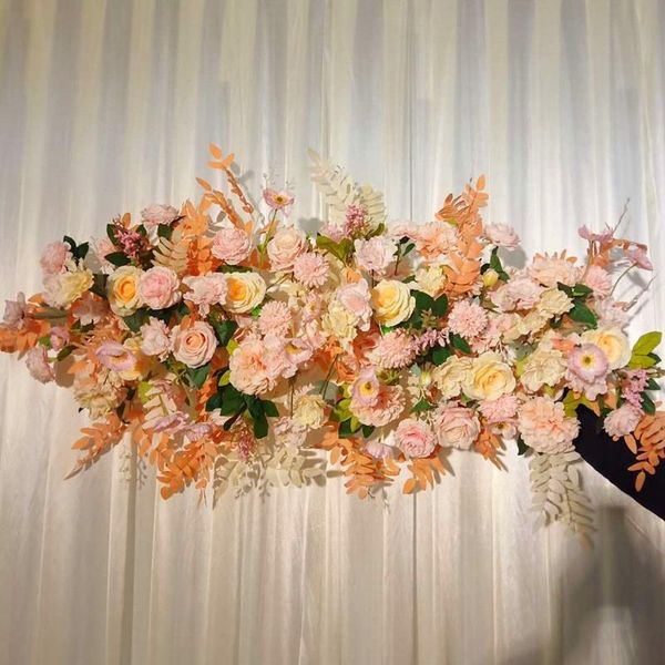 party celebration wedding decor backdrop road lead flower row artificial arrangement rose peony leaf christmas decoration decorative flowers
party celebration wedding decor backdrop road lead flower row artificial arrangement rose peony leaf christmas decoration decorative flowers
