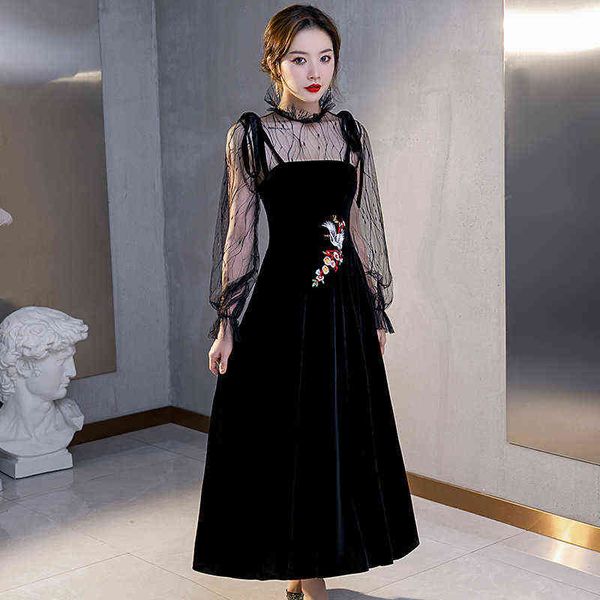 prom luxury boutique occasion dresses evening 2021 fashion black suspender long hollow stitching lace banquet evening
prom luxury boutique occasion dresses evening 2021 fashion black suspender long hollow stitching lace banquet evening