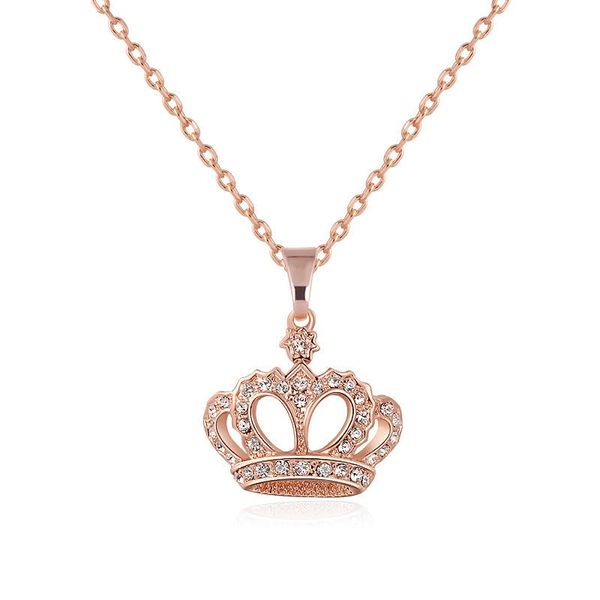 chains fashion jewelry gold silver color crystal crown women pendant necklace chain wedding party valentine's day gifts
chains fashion jewelry gold silver color crystal crown women pendant necklace chain wedding party valentine's day gifts